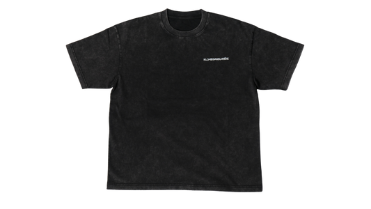 Not Here Tee – Washed Black