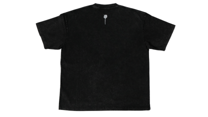 Not Here Tee – Washed Black