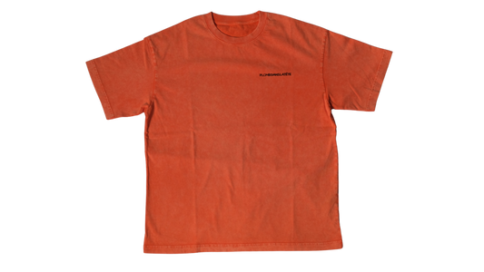 Not Here Tee – Burnt Orange