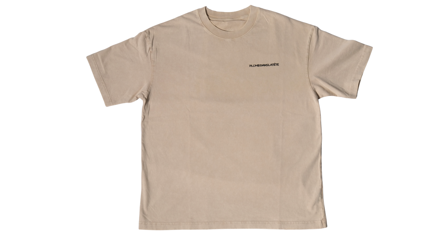 Not Here Tee – Sand